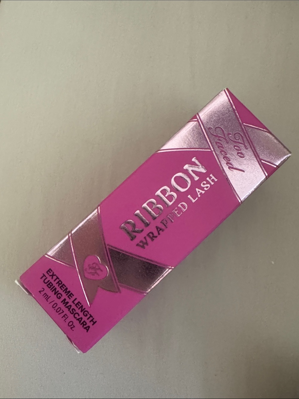 Too Faced Ribbon Wrapped Lash Mascara - Hot Pink with Rose Gold Accents